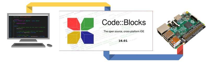 Sviluppo software Raspberri Pi con Code::Block