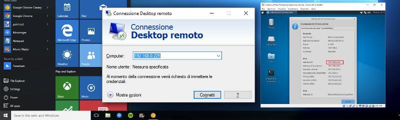 Accedere a Xubuntu dal Desktop di Windows